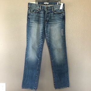 Abercrombie & Fitch Dark Wash Straight Jeans